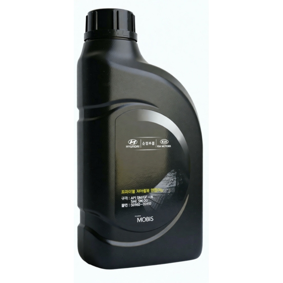 Моторное масло Hyundai Premium LF, 5W-20, 1 л, синтетика