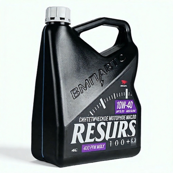 Моторное масло ВМПАВТО Resurs, 10W-40, 1 л, полусинтетика