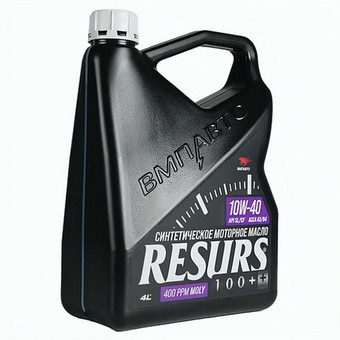 Моторное масло ВМПАВТО Resurs, 10W-40, 1 л, полусинтетика