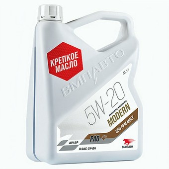 Моторное масло ВМПАВТО Modern, 5W-20, 4+1 л, синтетика