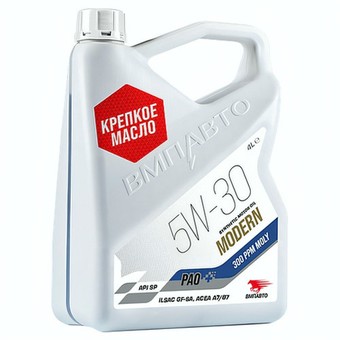 Моторное масло ВМПАВТО Modern, 5W-30, 4+1 л, синтетика