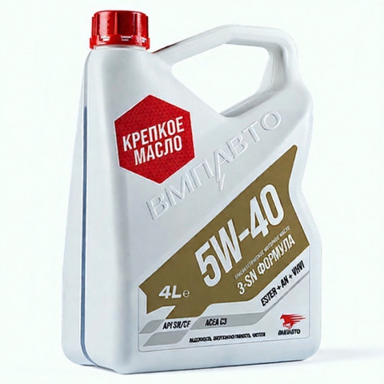 Моторное масло ВМПАВТО Motive, 5W-40, 4 л, синтетика