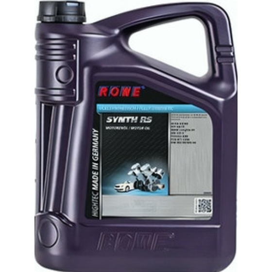 Моторное масло Rowe HIGHTEC SYNT RSJ, 0W-20, 5 л, синтетика