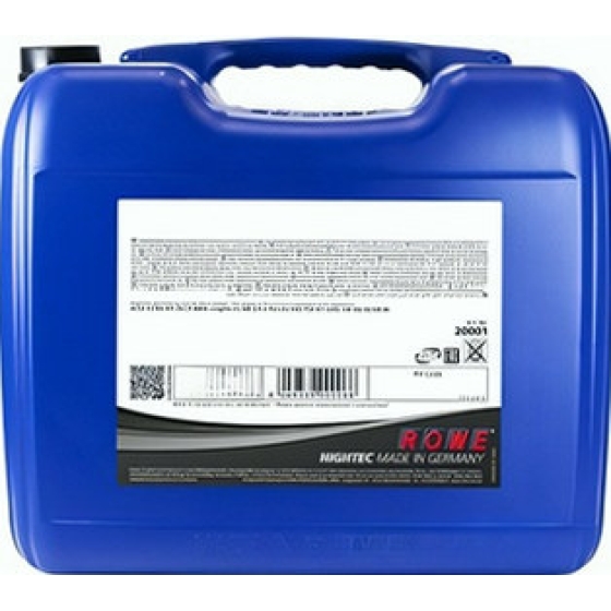 Моторное масло Rowe HIGHTEC SYNT, 5W-40, 20 л, синтетика