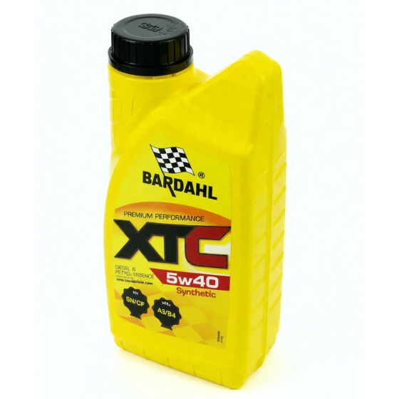 Моторное масло Bardahl XTC, 5W-40, 1 л, синтетика