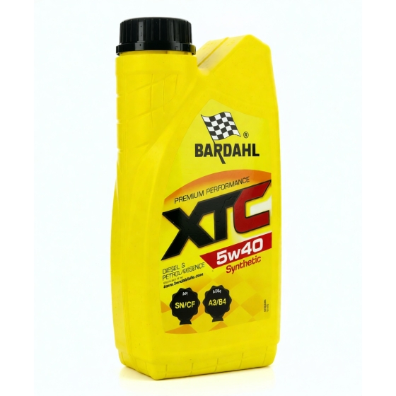 Моторное масло Bardahl XTC, 5W-40, 1 л, синтетика