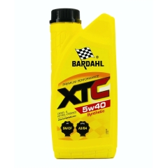 Моторное масло Bardahl XTC, 5W-40, 1 л, синтетика