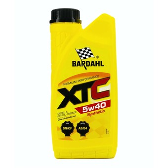 Моторное масло Bardahl XTC, 5W-40, 1 л, синтетика