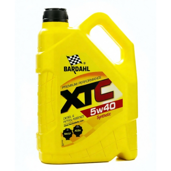Моторное масло Bardahl XTC, 5W-40, 5 л, синтетика