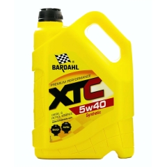 Моторное масло Bardahl XTC, 5W-40, 5 л, синтетика