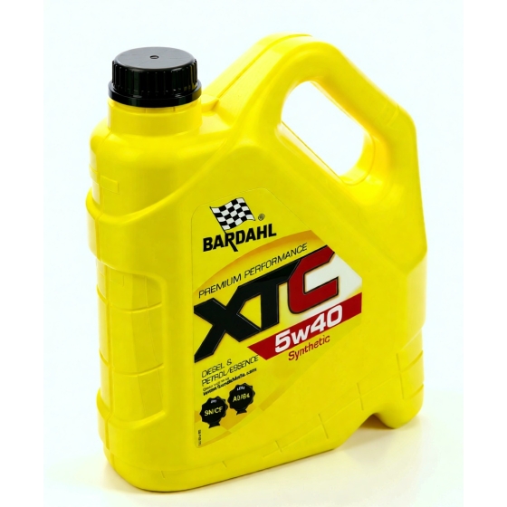 Моторное масло Bardahl XTC, 5W-40, 4 л, синтетика