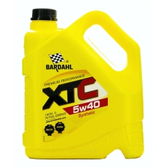 Моторное масло Bardahl XTC, 5W-40, 4 л, синтетика