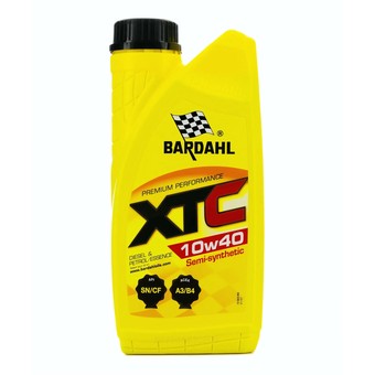 Моторное масло Bardahl XTC, 10W-40, 1 л, полусинтетика