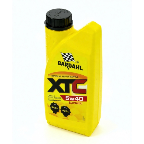 Моторное масло Bardahl XTEC, 5W-40, 1 л, синтетика