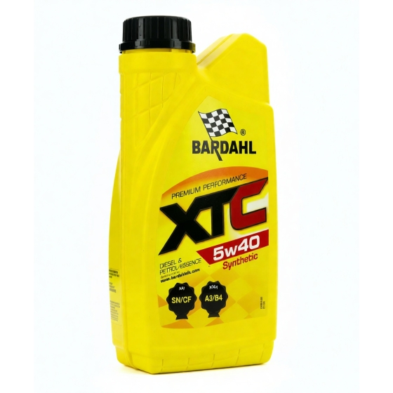 Моторное масло Bardahl XTEC, 5W-40, 1 л, синтетика