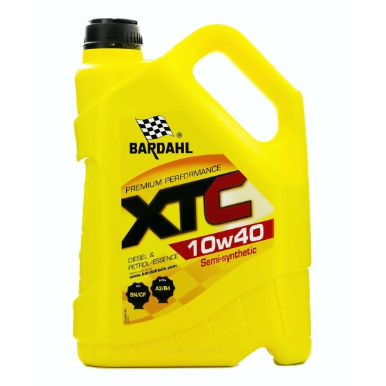 Моторное масло Bardahl XTC, 10W-40, 5 л, полусинтетика
