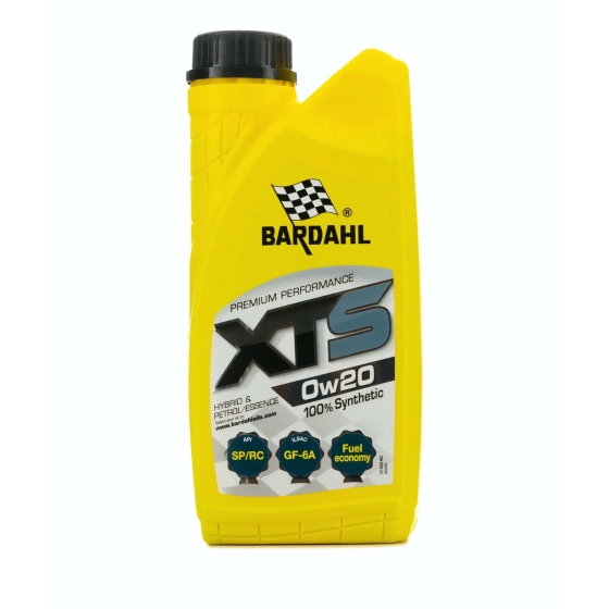 Моторное масло Bardahl XTS, 0W-20, 1 л, синтетика