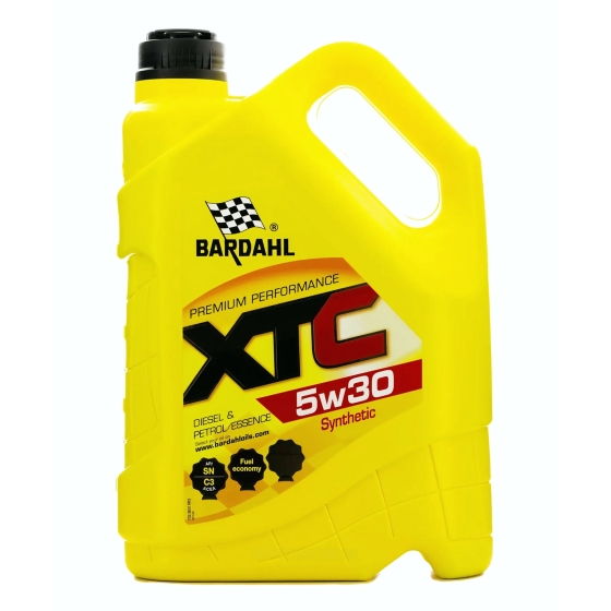Моторное масло Bardahl XTC SN, 5W-30, 5 л, синтетика