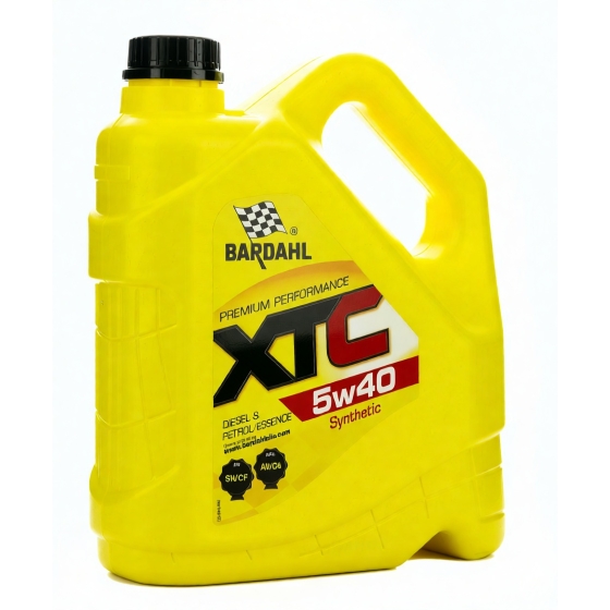 Моторное масло Bardahl XTEC, 5W-40, 4 л, синтетика