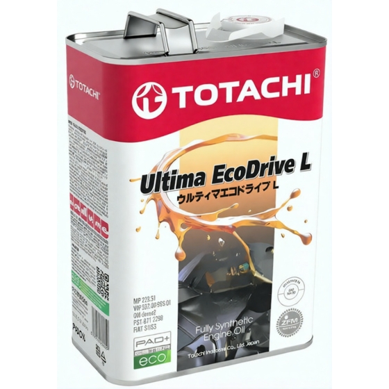 Моторное масло Totachi Hyper Ecodrive, 5W-30, 4 л, синтетика