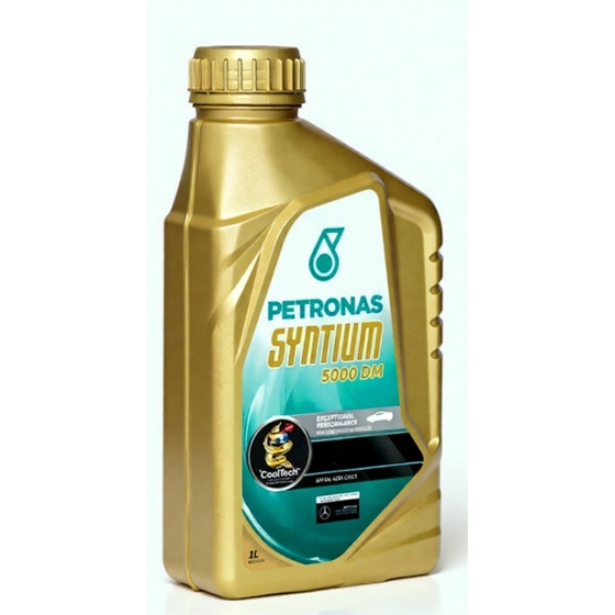Моторное масло Petronas Syntium 5000 DM, 5W-30, 1 л, синтетика