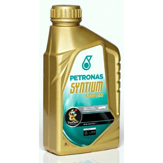 Моторное масло Petronas Syntium 5000 XS, 5W-30, 1 л, синтетика