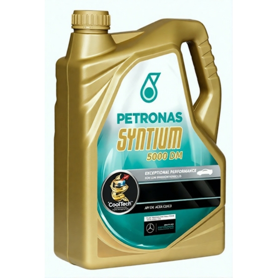Моторное масло Petronas Syntium 5000 XS, 5W-30, 5 л, синтетика