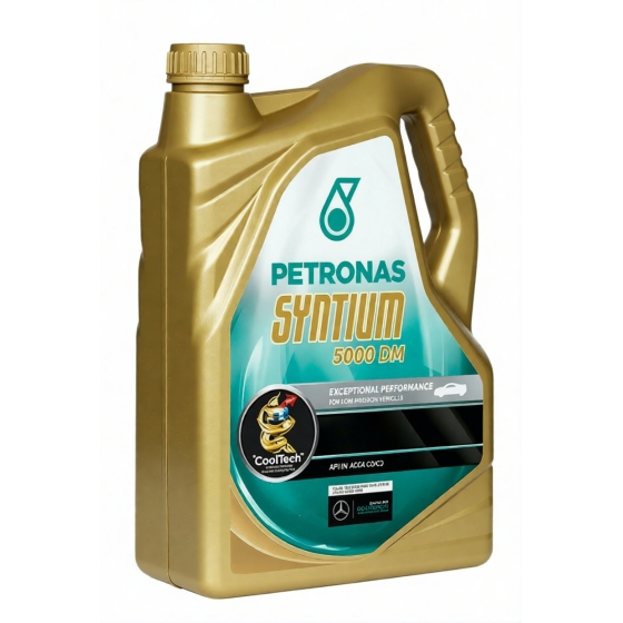 Моторное масло Petronas Syntium 3000 FR, 5W-30, 5 л, синтетика