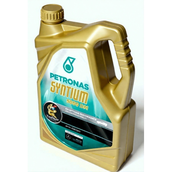 Моторное масло Petronas Syntium 3000 E, 5W-40, 5 л, синтетика