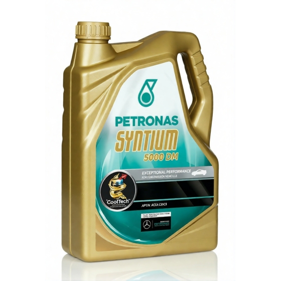 Моторное масло Petronas Syntium 3000 E, 5W-40, 5 л, синтетика