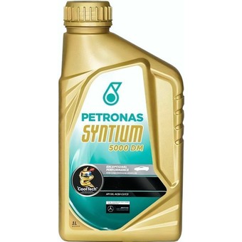 Моторное масло Petronas Syntium 5000 AV, 5W-30, 1 л, синтетика