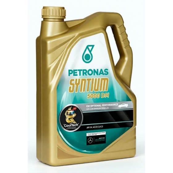 Моторное масло Petronas Syntium 3000 AV, 5W-40, 5 л, синтетика