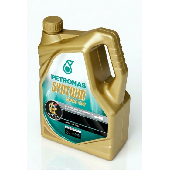 Моторное масло Petronas Syntium 5000 XS, 5W-30, 4 л, синтетика