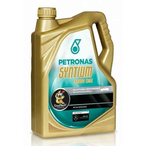 Моторное масло Petronas Syntium 5000 XS, 5W-30, 4 л, синтетика