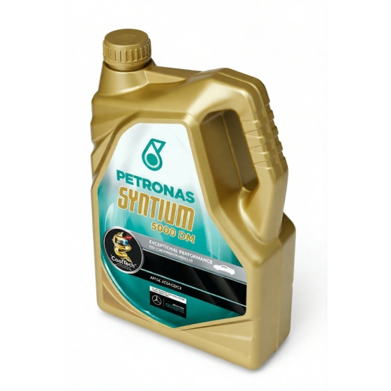 Моторное масло Petronas Syntium 5000 DM, 5W-30, 4 л, синтетика