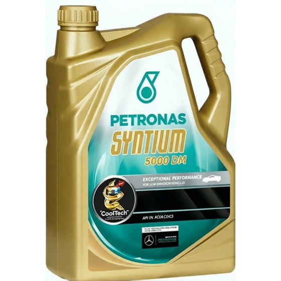 Моторное масло Petronas Syntium 5000 AV, 5W-30, 5 л, синтетика