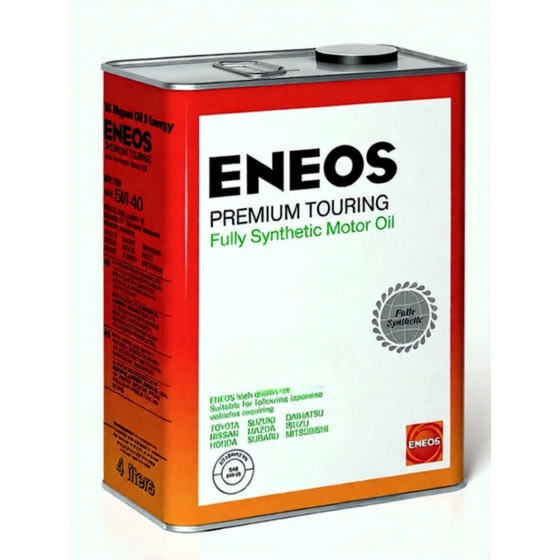 Моторное масло ENeos Premium Touring, 5W-40, 4 л, синтетика