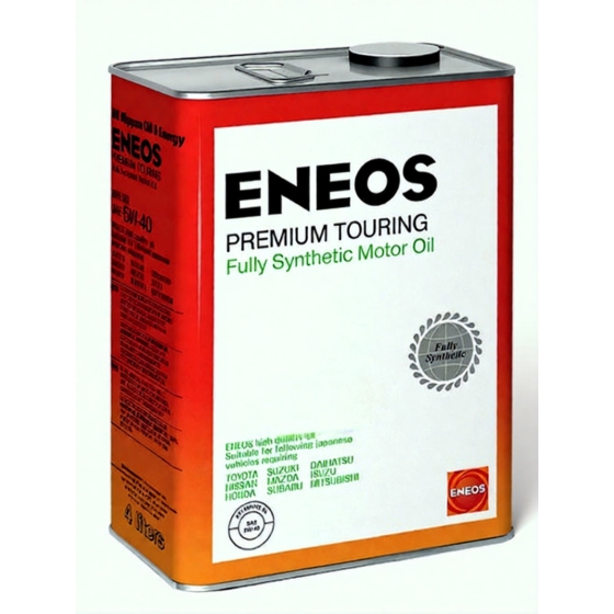Моторное масло ENeos Super Gasoline, 10W-40, 4 л, синтетика