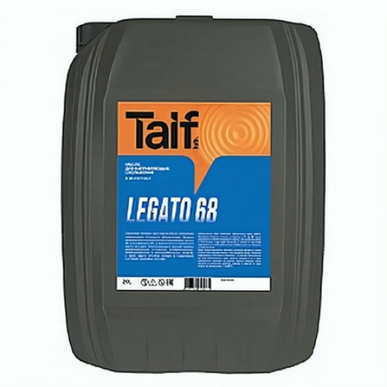Моторное масло Taif Legato, 68, 20 л, минеральное