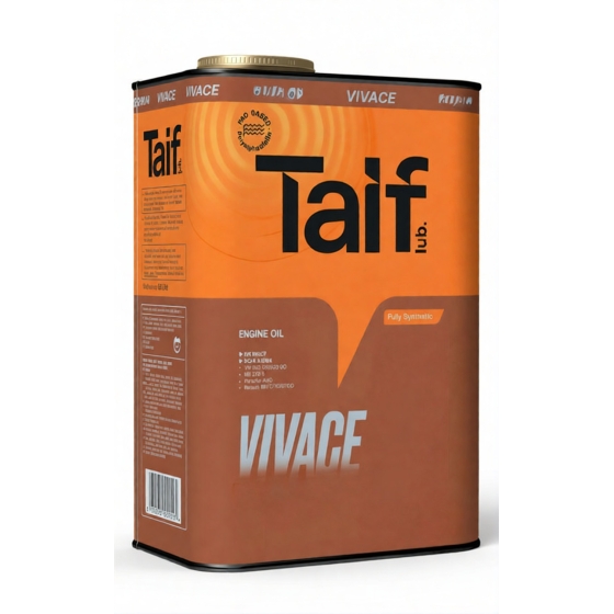 Моторное масло Taif Vivace, 5W-40, 4 л, синтетика