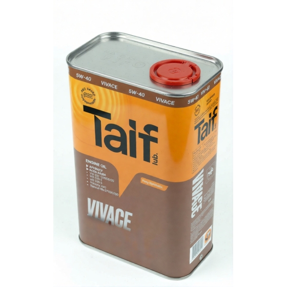 Моторное масло Taif Vivace, 5W-40, 1 л, синтетика