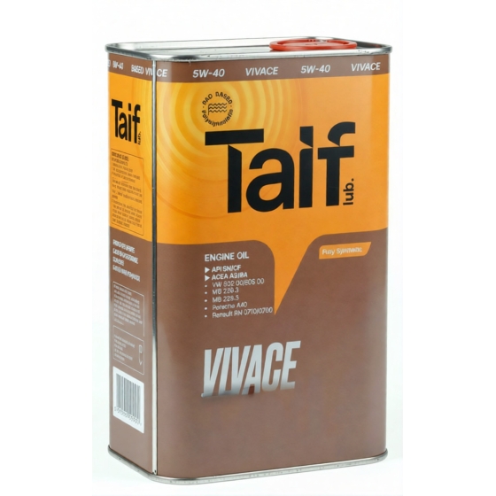 Моторное масло Taif Vite, 5W-30, 1 л, синтетика