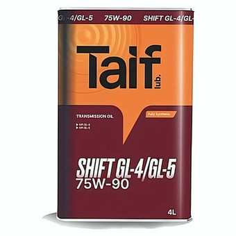 Моторное масло Taif Shift, 75W-90, 20 л, синтетика