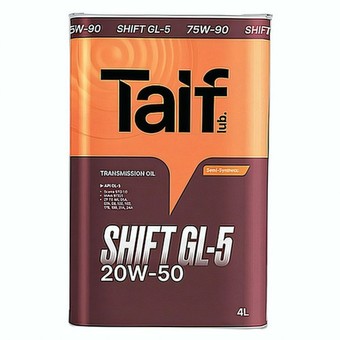 Трансмиссионное масло Taif Shift, 20W-50, 20 л, полусинтетика