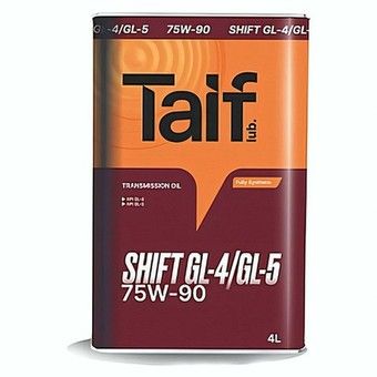 Моторное масло Taif Shift, 75W-90, 20 л, полусинтетика