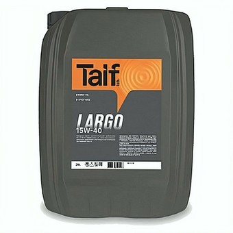 Грузовое масло Taif Largo, 15W-40, 20 л, полусинтетика