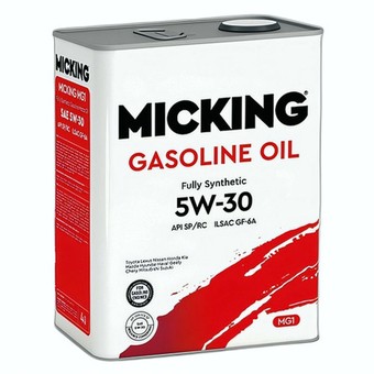 Моторное масло Micking Motor Oil EVO1, 5W-30, 4 л, синтетика