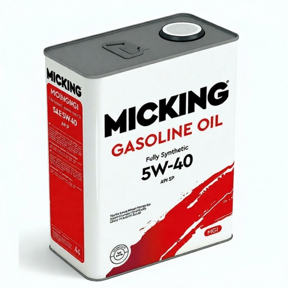 Моторное масло Micking Gasoline Oil, 5W-40, 4 л, синтетика