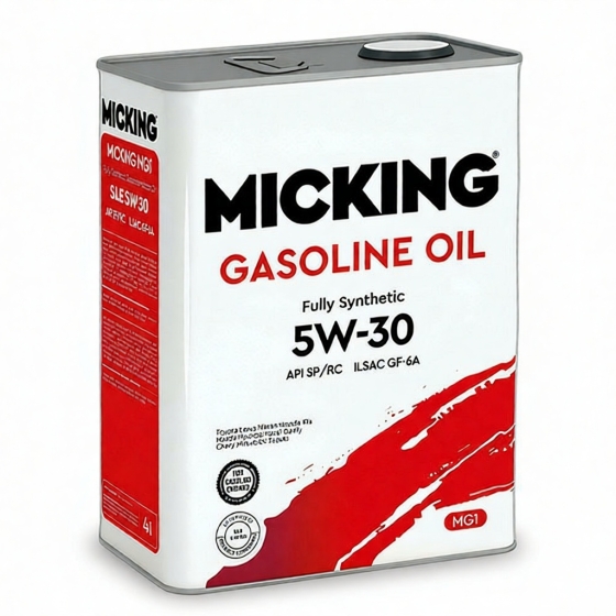 Моторное масло Micking Gasoline Oil MG1, 5W-30, 4 л, синтетика
