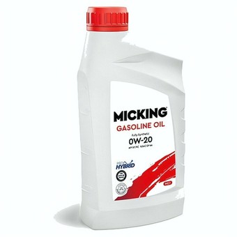 Моторное масло Micking Gasoline Oil, 0W-20, 4 л, синтетика